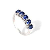 Anillo Mirco Visconti Mujer in Oro blanco Zaffiro 1.35 Ct II90/Z - II90/Z